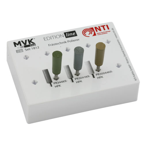 Fresa per laboratorio dentale - Polier-Set - MVK-line - in diamante / lucidatrice