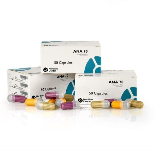 Materiale odontoiatrico amalgame - ANA 70 - Nordiska Dental AB   - per ricostruzione dentale / in polvere / capsula