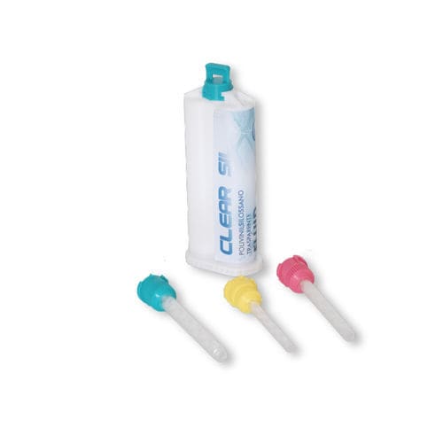 Materiale odontoiatrico in silicone - CLEAR SIL - NUOVA A.S.A.V. - in vinile polisilossano / per perni monconi / per faccette dentali