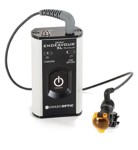 Lampada frontale LED - Endeavour™ XL - Orascoptic   - con batteria ricaricabile / per lenti binoculari / con fonte di luce portatile