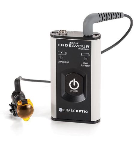 Lampada frontale LED - Endeavour™ - Orascoptic   - con batteria ricaricabile / per lenti binoculari / con fonte di luce portatile