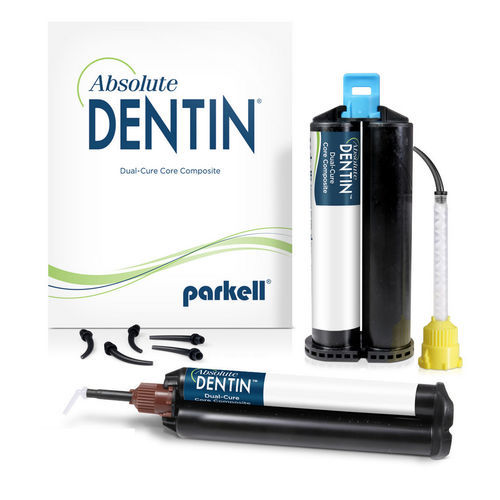 Materiale odontoiatrico di fluoruro - Absolute Dentin® Core - Parkell Inc.   - in composito / endodontico / radiopaco
