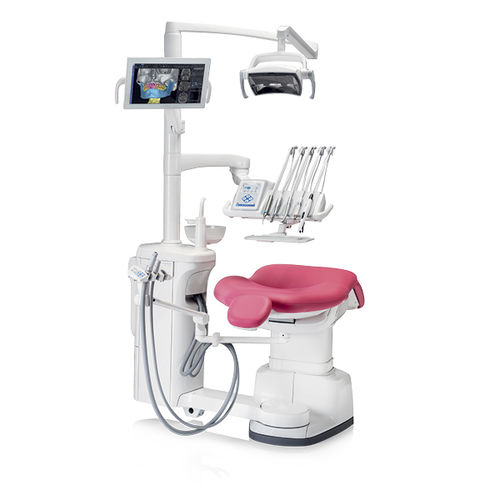 Riunito odontoiatrico con poltrona - Planmeca Pro50™ - Planmeca - con monitor / con sistema di igiene / con portastrumenti