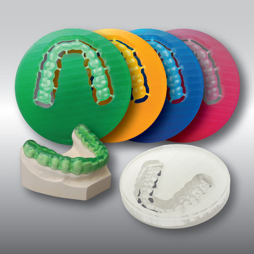 Materiale odontoiatrico in PMMA - DISC splint - POLIDENT d.o.o.   - CAD CAM / per ferule terapeutiche