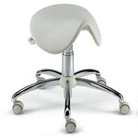 Sgabello per studio odontoiatrico - AG70050 - PROMED - con rotelle / a forma di sella