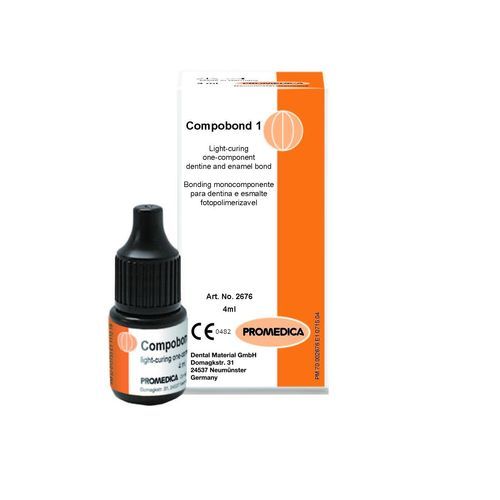 Adesivo dentale per ricostruzione dentale - Compobond 1 - Promedica Dental Material GmbH   - fotopolimerizzable / liquido