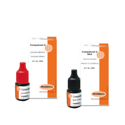 Adesivo per ricostruzione dentale - Compobond U - Promedica Dental Material GmbH   - vetroionomero / per ceramica / fotopolimerizzable