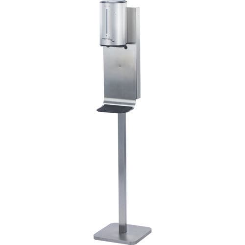 Dispenser igienizzante da terra - SANIRET - REITEL Feinwerktechnik - con azionamento a mano