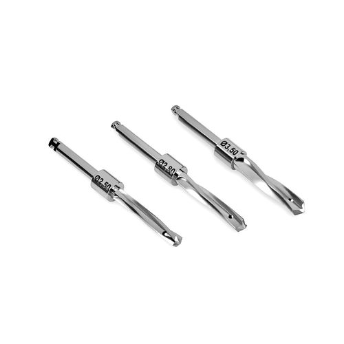 Punta per implantologia dentale - FIF-215C - SAEG S.r.l. - in acciaio inossidabile / in stagno / DLC