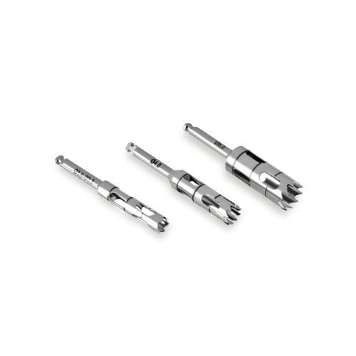 Trefina per implantologia dentale - FCR series - SAEG S.r.l. - in acciaio inox