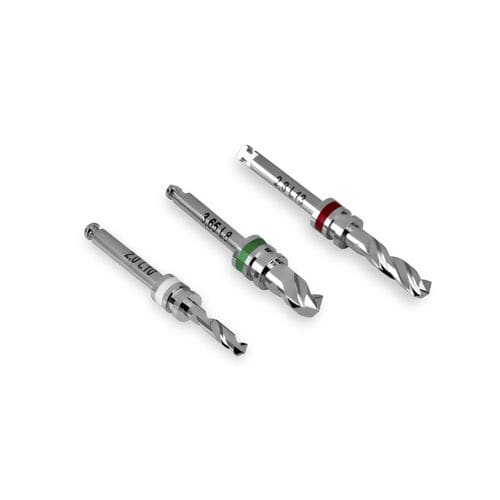 Punta per implantologia dentale - FAB-644 series - SAEG S.r.l. - in acciaio inossidabile / in stagno / DLC