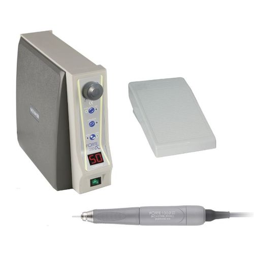 Unità di controllo per micromotore per laboratorio dentale - FORTE200α-D - SAESHIN - elettrica brushless / azionabile a ginocchio / con manipolo