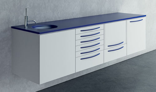 Armadio contenitore - CS - SARATOGA - per strumenti odontoiatrici / per clinica odontoiatrica / con lavandino