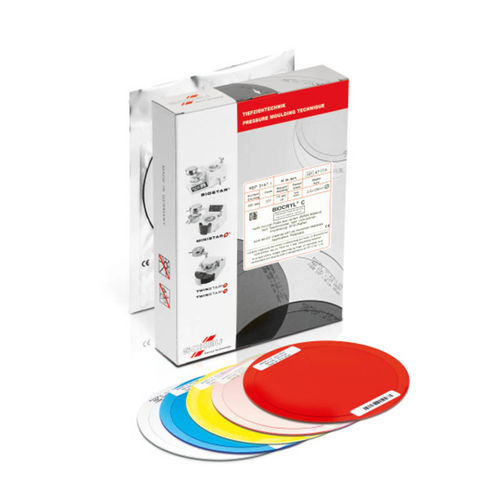 Materiale odontoiatrico in acrilico - BIOCRYL® C - Scheu-Dental GmbH   - in PMMA / ortodontico