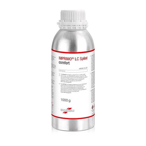 Materiale odontoiatrico in resina - IMPRIMO® LC Splint comfort - Scheu-Dental GmbH   - per ferule terapeutiche / per stampa 3D / fotopolimerizzable