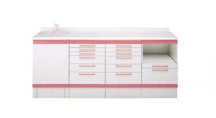 Armadio contenitore - Taurus 1-4 - Shinhung - per strumenti odontoiatrici / per clinica odontoiatrica / con lavandino