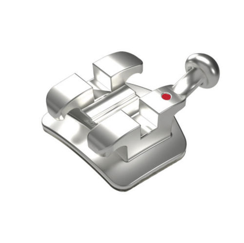 Bracket ortodontici in metallo - HEXAGON MINI - SIA ORTHODONTIC MANUFACTURER - in miniatura / a incollaggio diretto / a bassa frizione