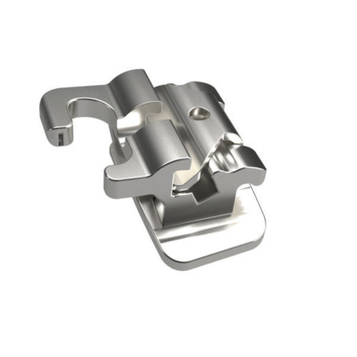Tubo vestibolare non convertibile - ZIP T6 - SIA ORTHODONTIC MANUFACTURER - da incollare / in acciaio inossidabile / auto-legante