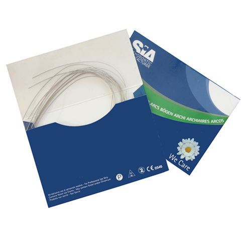 Filo ortodontico rettangolare - A32-12ZZUP-0 - SIA ORTHODONTIC MANUFACTURER - arrotondato / NiTi