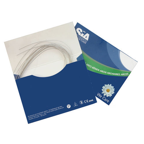 Filo ortodontico NiTi - A32L-12ZZUP-1 - SIA ORTHODONTIC MANUFACTURER