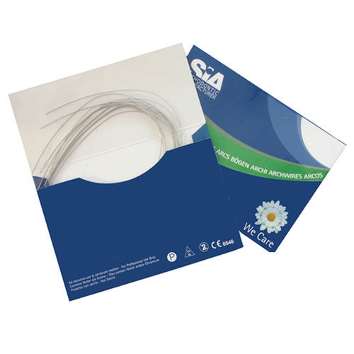 Filo ortodontico arrotondato - A30P-1622UP340 - SIA ORTHODONTIC MANUFACTURER - rettangolare / in acciaio inossidabile