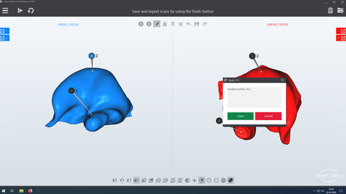 Software visualizzatore - aural Scan - smart optics Sensortechnik GmbH   - di audiometria / di orecchio / 3D