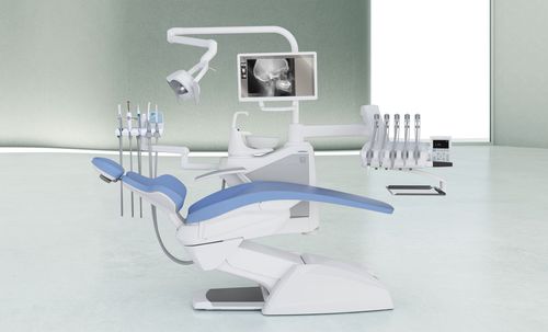 Riunito odontoiatrico con poltrona - S200 - Stern Weber - con monitor / con camera intraorale / con sistema di igiene