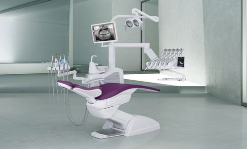 Riunito odontoiatrico con poltrona - S300 - Stern Weber - con monitor / con camera intraorale / con sistema di igiene