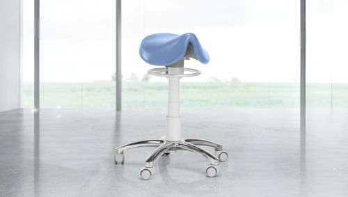 Sgabello per studio odontoiatrico - T9 - Stern Weber - blu