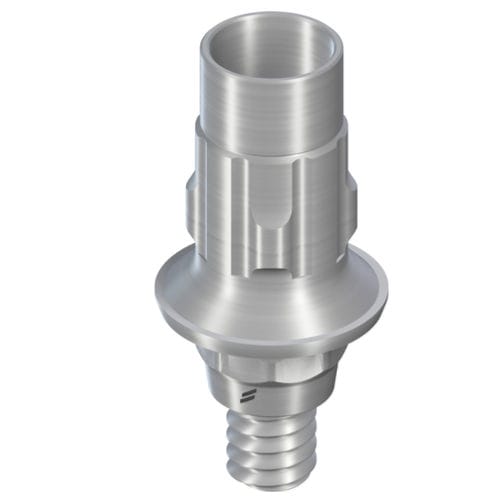 Pilastro dentale per impianto in titanio - RN Variobase® - Institut Straumann - interno / dritto / a vite