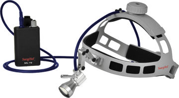Lampada frontale chirurgica - Headband LED - SurgiTel - LED