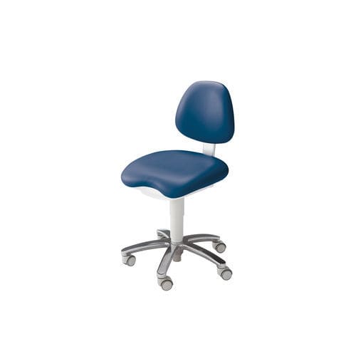 Sgabello per struttura sanitaria - EURUS  - Takara Belmont Italy - ad altezza regolabile / con rotelle / con schienale