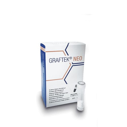 Sostituto osseo sintetico - Graftek® NEO - TBR Implants Group - per chirurgia dentale / granulati