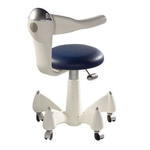Sgabello per ambulatorio - Venus - TECNODENT - ad altezza regolabile / con rotelle / con schienale