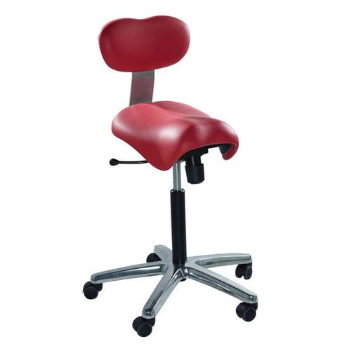 Sgabello per ambulatorio - STING ST - TECNODENT - ad altezza regolabile / basculante / con rotelle