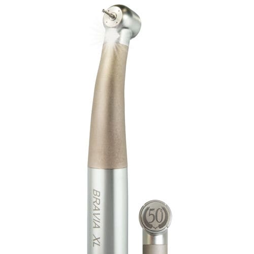 Turbina odontoiatrica - BRAVIA XL SE - TEKNE DENTAL - pneumatica / con illuminazione LED / con getto d'acqua esterno