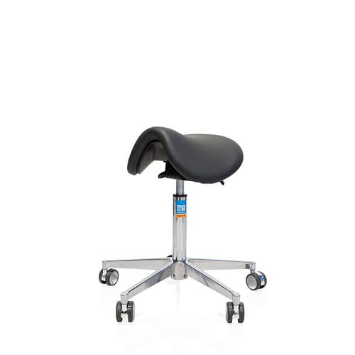Sgabello per ambulatorio - assistLine  - UFSK-International OSYS - ad altezza regolabile / con rotelle / a forma di sella