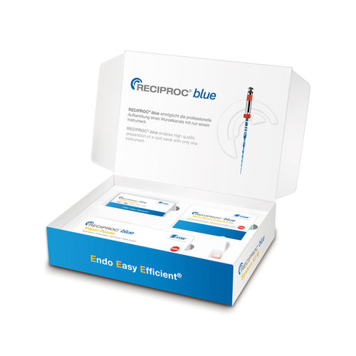 Lima endodontica con movimento alternato - RECIPROC® blue System Kit 24 - VDW GmbH   - per trattamenti canalari