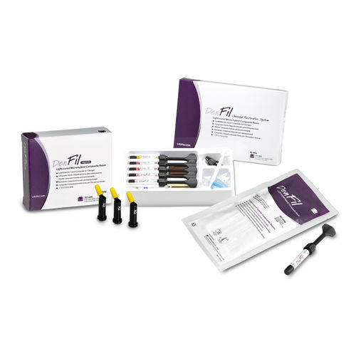 Materiale odontoiatrico in composito ibrido - DenFil - VERICOM Co., Ltd.   - in resina / per ricostruzione dentale / per ferule terapeutiche