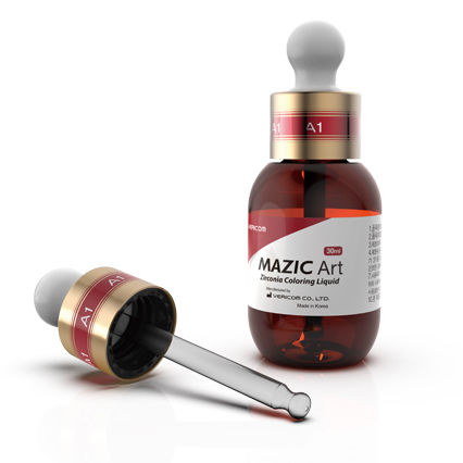 Materiale odontoiatrico per ricostruzione dentale - MAZIC Art - VERICOM Co., Ltd.   - liquido / multicolore