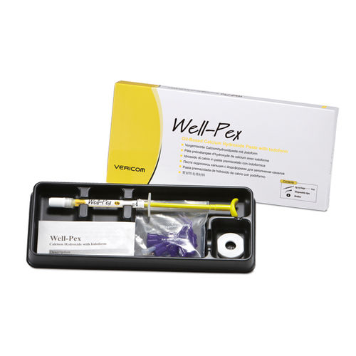 Materiale odontoiatrico in idrossido di calcio - Well-Pex - VERICOM Co., Ltd.   - per otturazione canalare / provvisorio / radiopaco