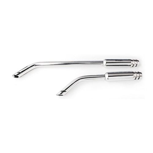 Cannula per aspirazione dentale - 8020 series - Vista Dental Products   - curva / in acciaio inossidabile / autoclavabile