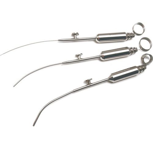 Cannula per aspirazione dentale - 8040 series - Vista Dental Products   - curva / in acciaio inossidabile