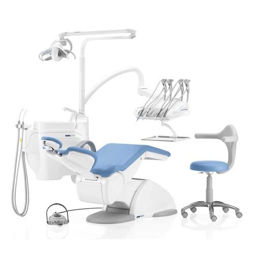 Riunito odontoiatrico con poltrona elettrica - T5 MASTER 4.0 - VITALI S.R.L.   - con poggiatesta flessibile / con monitor / con sistema di igiene
