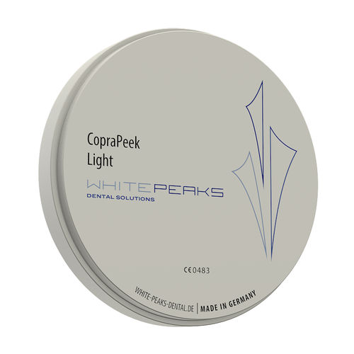 Materiale odontoiatrico in PEEK - CopraPeek 98  - Whitepeaks Dental Solutions GmbH - per corone dentali / per ponti dentali / biocompatibile