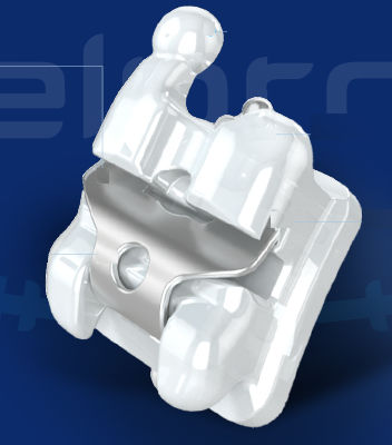 Bracket ortodontici di autolegatura - SELPRO A - WORLD BIO TECH   - in ceramica / rotondo / stretto