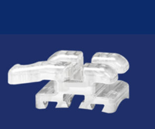 Bracket ortodontici in resina ibrida - LUCID - WORLD BIO TECH   - trasparente / a bassa frizione / invisibile