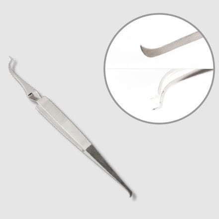 Pinzetta odontoiatrica ortodontica - P-150 - WORLD BIO TECH   - curva