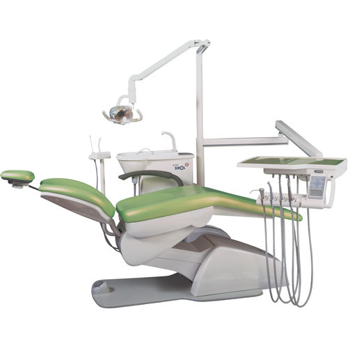 Riunito odontoiatrico con poltrona - S2307 - Sinol Dental Limited - con poggiatesta flessibile / con sistema di igiene / con portastrumenti