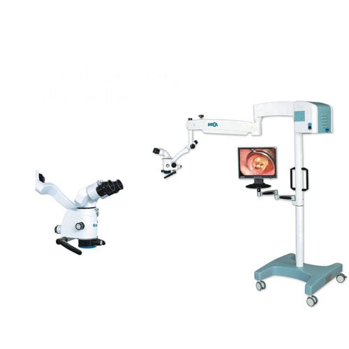 Microscopio operatorio odontoiatrico - LZJ-6E - Sinol Dental Limited - con rotelle